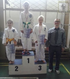 Martynka W. na podium